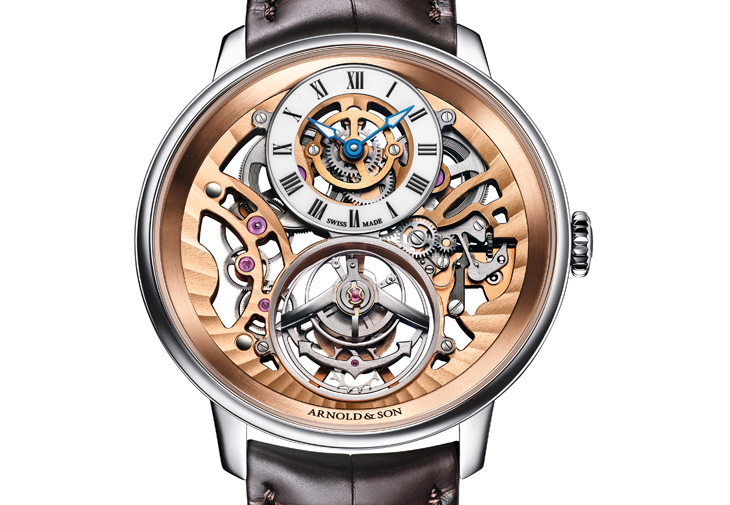 ARNOLD&SON亞諾表Ultrathin Tourbillon Skeleton鉑金款