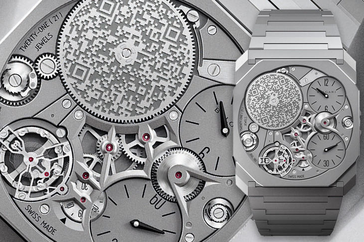 居然刻有QR Code？寶格麗Octo Finissimo Ultra創造超薄腕錶紀錄- 城邦國際名表